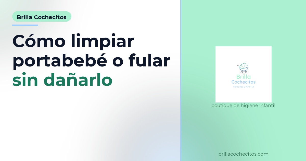 Portabebé ergonómico limpio y bien cuidado